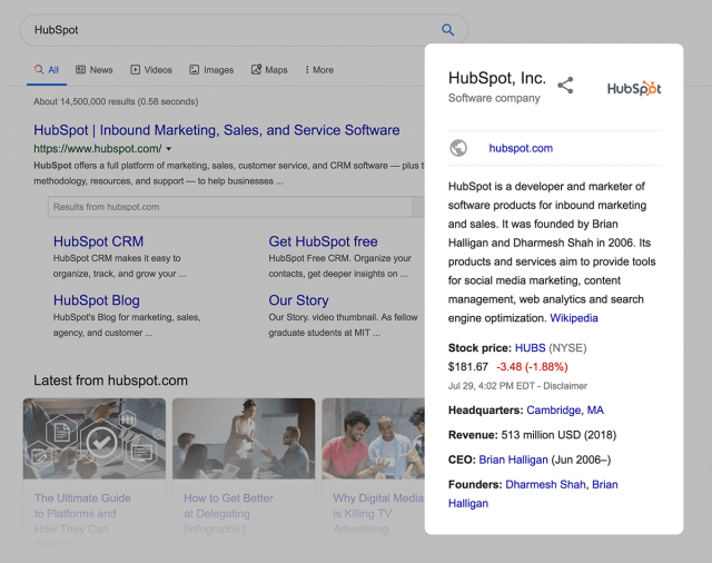 گراف دانش (Knowledge Graph) و پنل دانش 