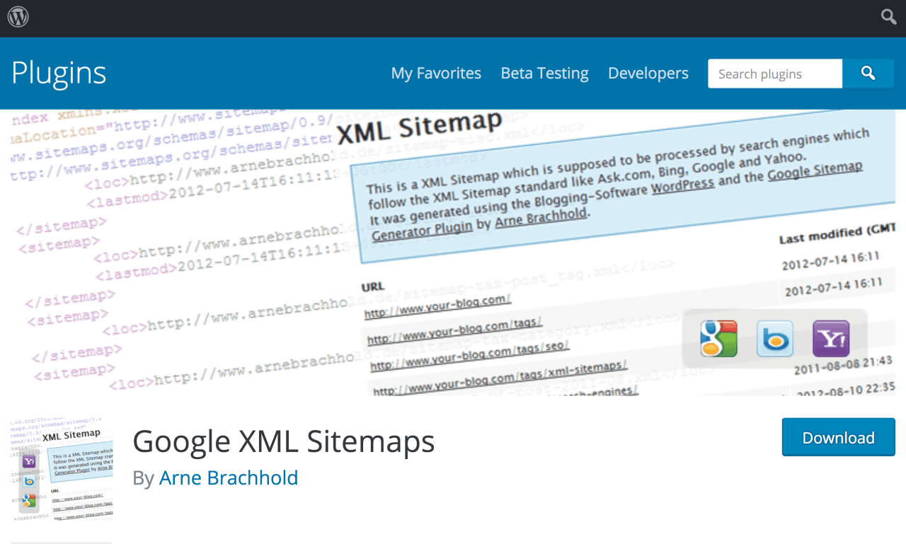 سایت مپ وردپرس xml