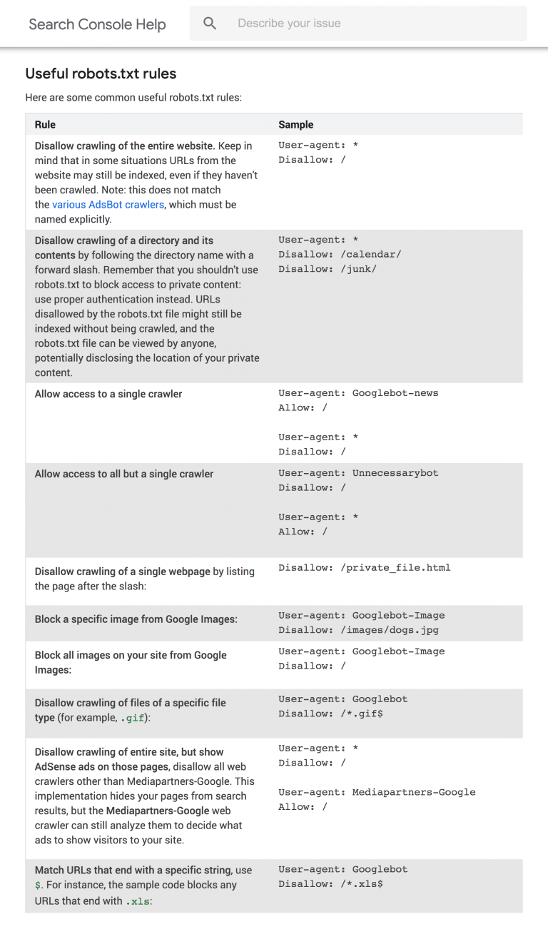 robots.txt